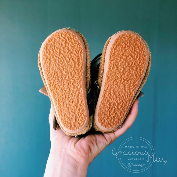 Gracious May Boots Suede Girls Size 5 6 7 10 Bow - Picture 4 of 4